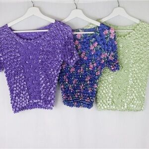 VINTAGE Popcorn Tops | Bundle of 3